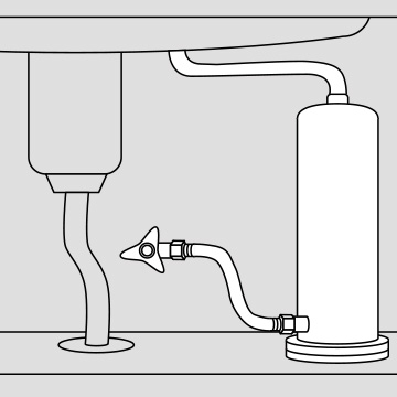 自然浄水ゆうすい浄水器【アンダーシンク型】